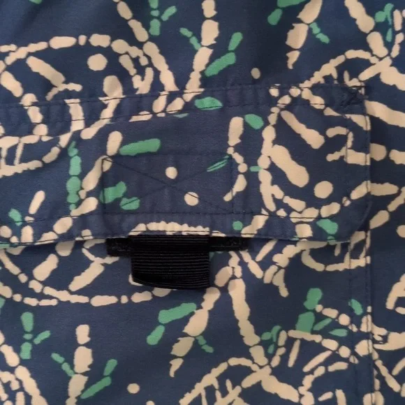 Vineyard Vines Blue Fish Swim Trunks Size XL